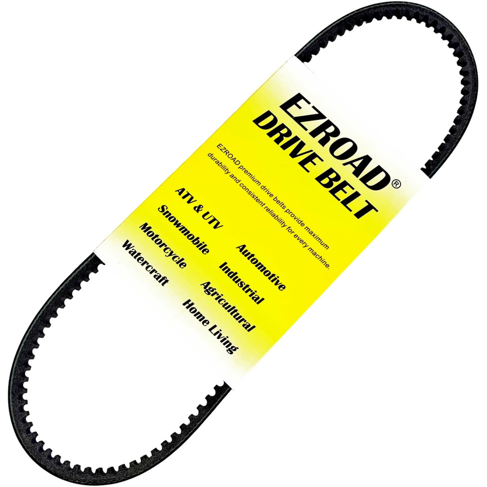 EZROAD aramid starter generator belt close-up showing durable construction for long-lasting performance.