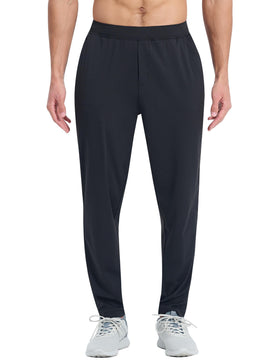 EZRUN joggers show a slim tapered fit for a sleek workout silhouette