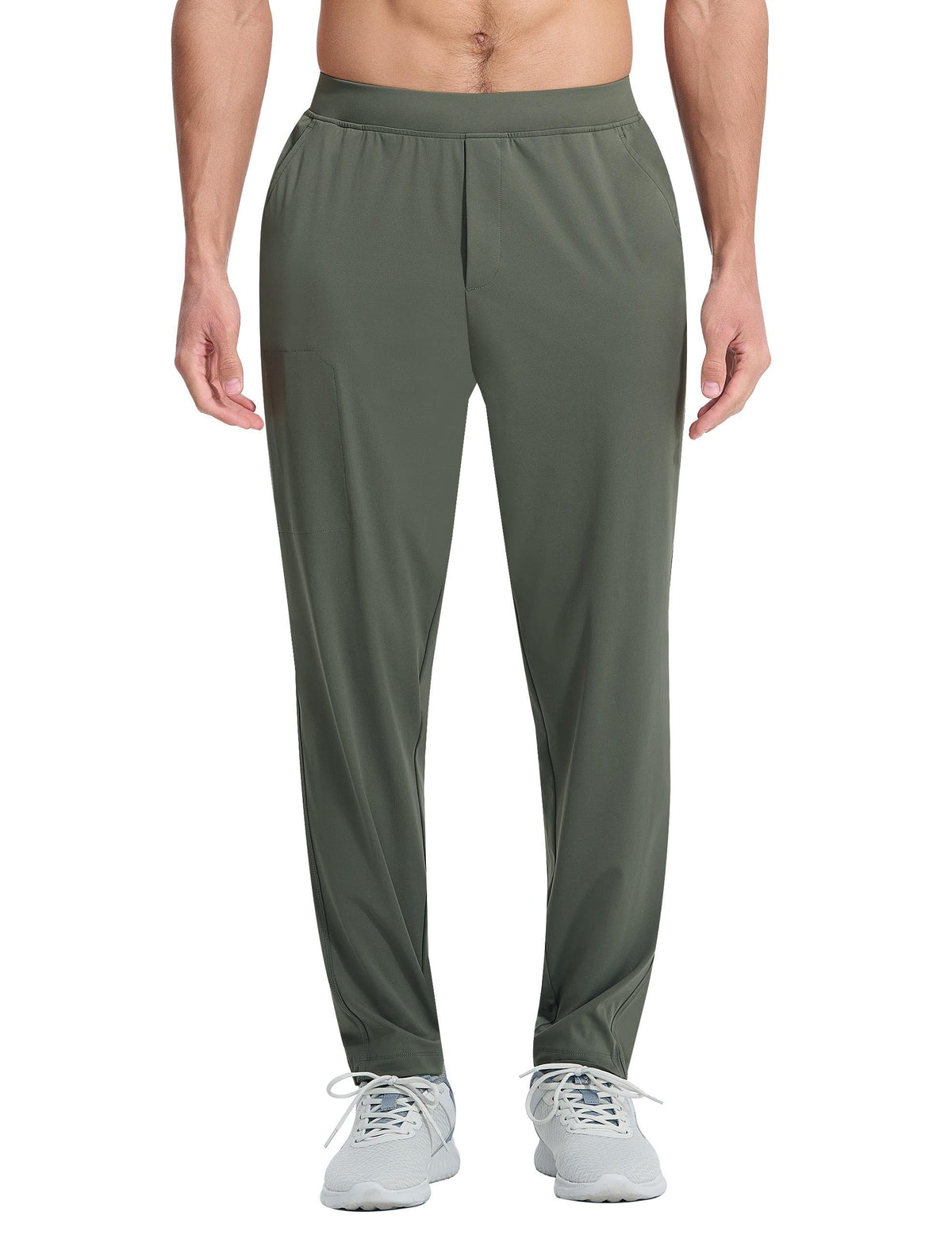 EZRUN joggers side pocket demonstrates secure storage during workouts