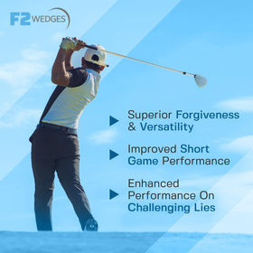 F2 Wave Wedge 64-degree Right Hand cambered edge smooths turf interaction