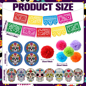 Faccito fiesta tissue paper flowers brighten the cart with vivid color.