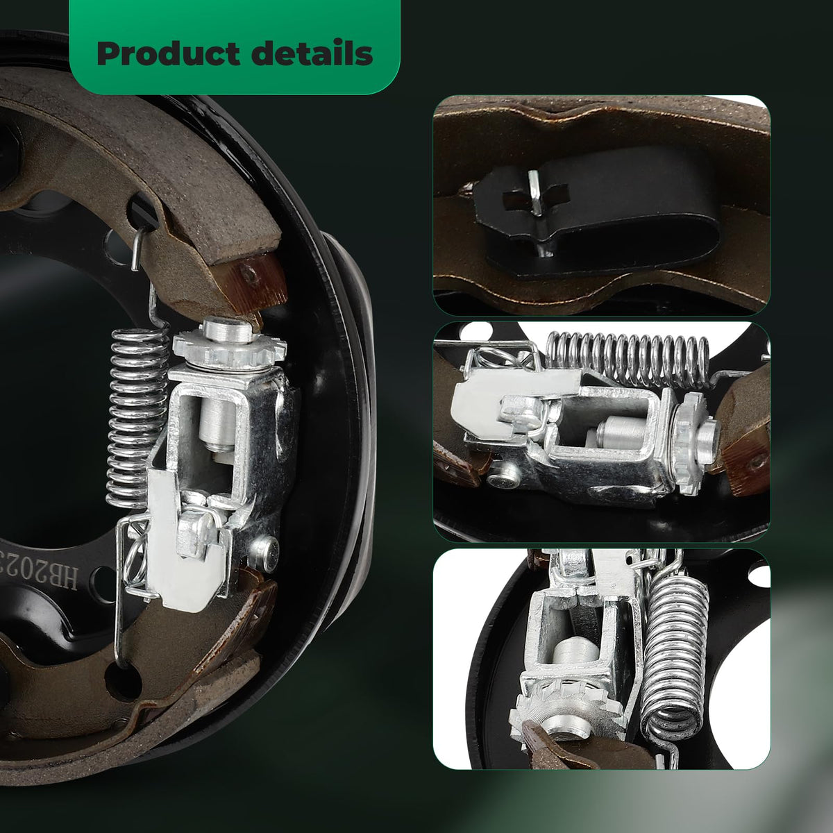 FAHKNS activating lever illustration demonstrates precise brake activation in carts