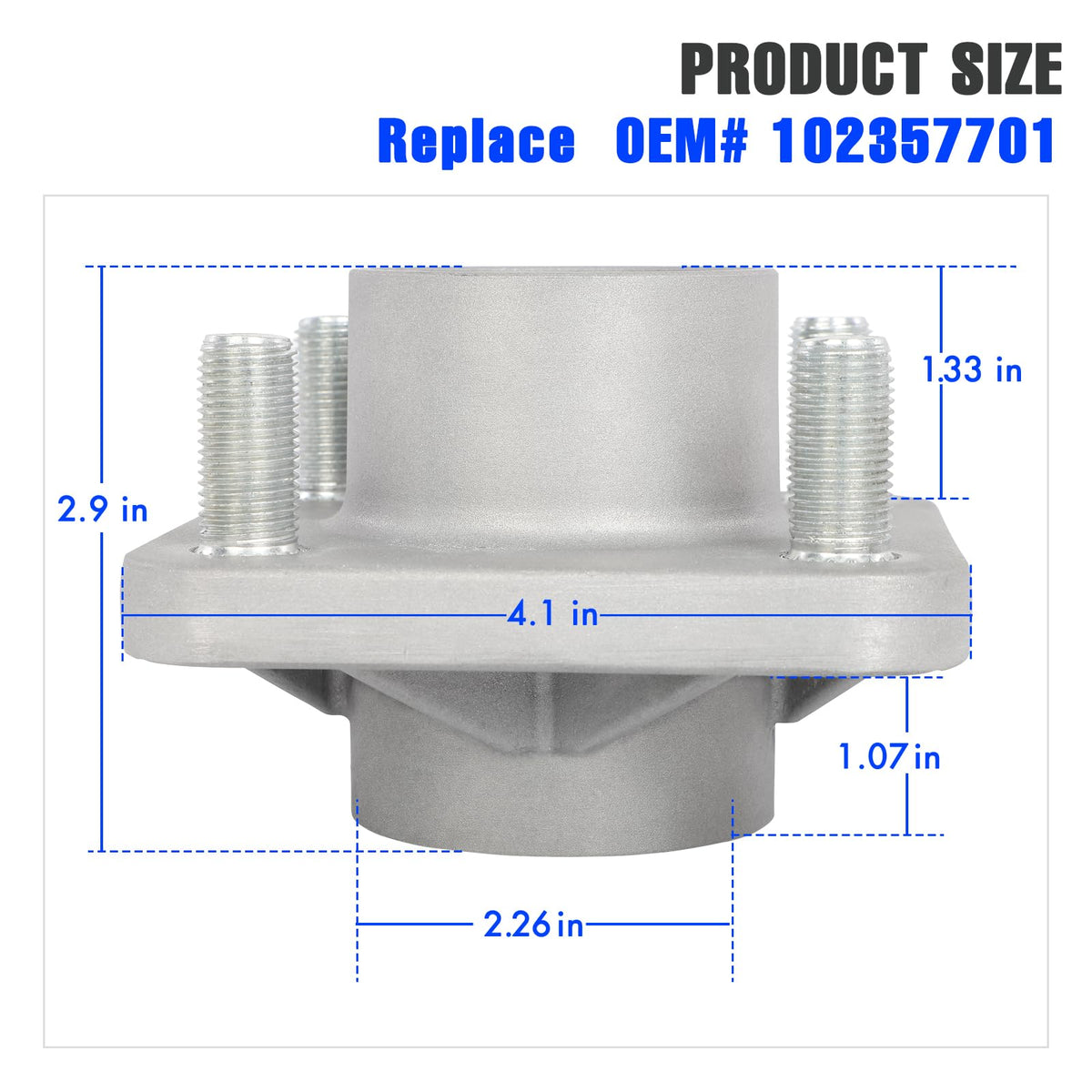 FAHKNS aluminum hub construction detail focused on heat dissipation