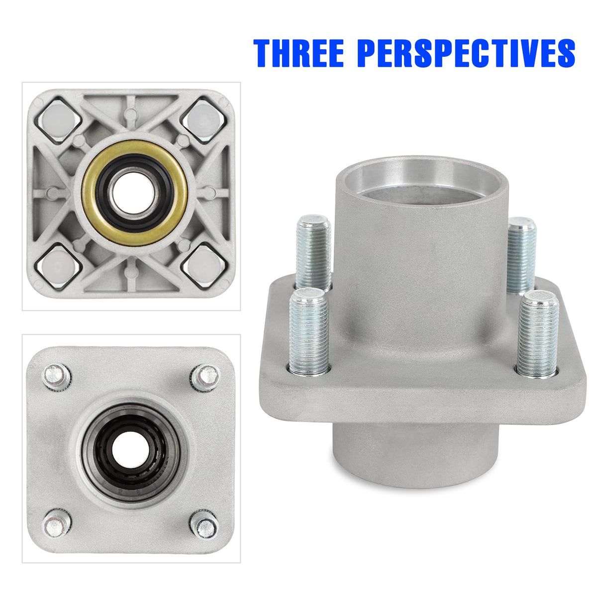 Aluminum hub construction boosts durability and smooth ride