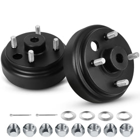 FAHKNS brake drum assembly for EZGO TXT with 24-tooth spline for balanced braking