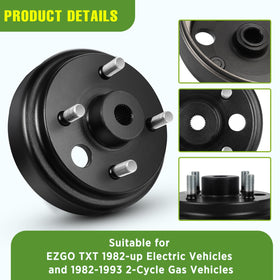 FAHKNS brake drum installation guide showing balanced side-to-side replacement