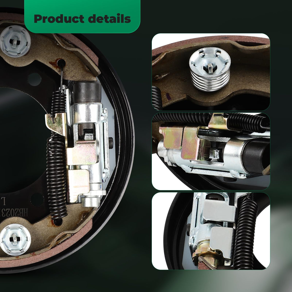 FAHKNS brake kit backplate with retainers ensures stable installation
