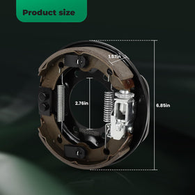 FAHKNS brake shoes with retainers and dust cover ensure long-lasting braking parts