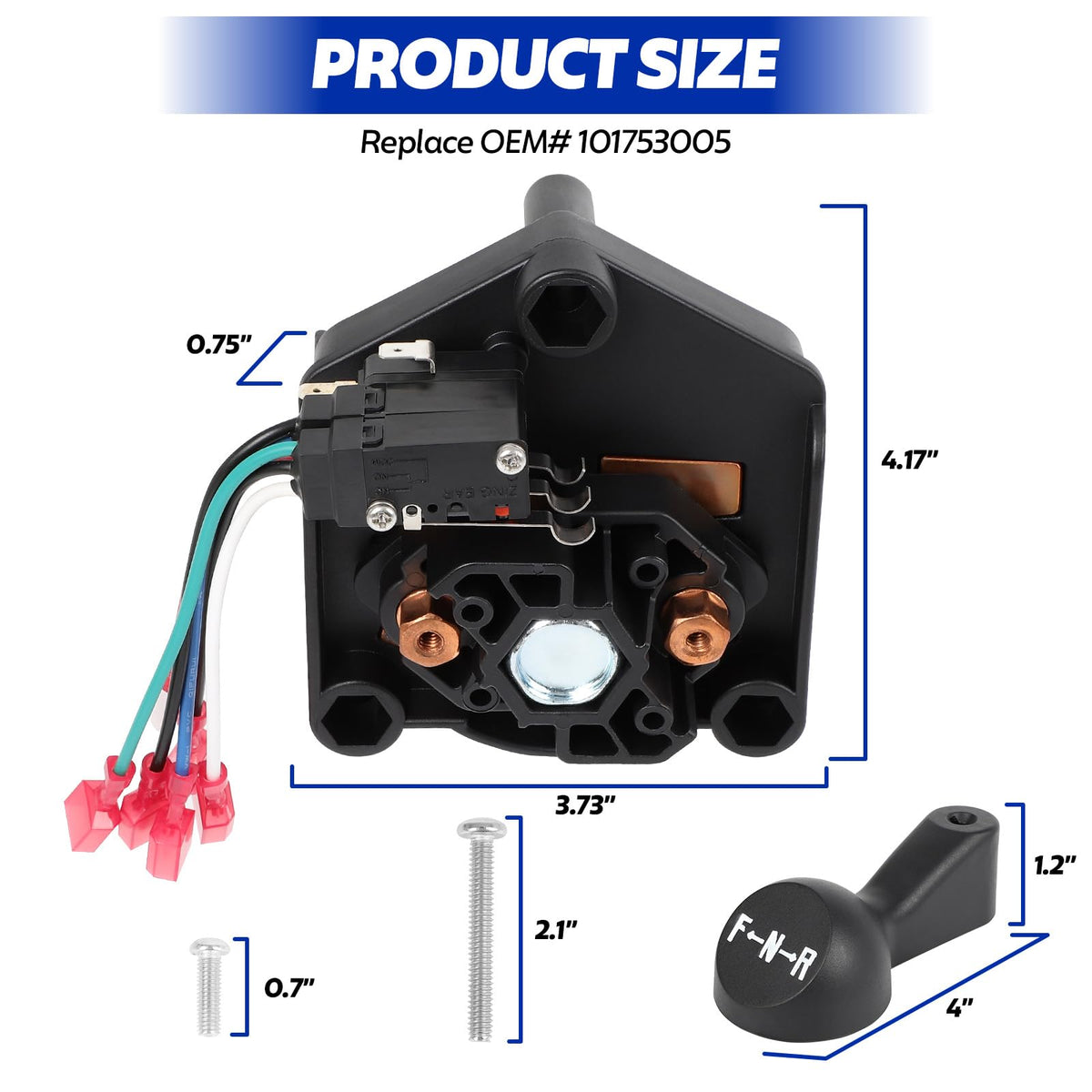 FAHKNS connectors and wiring shown for easy plug-and-play installation