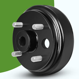 FAHKNS EZGO brake drum hub fits 1991-up models for simple retrofit.