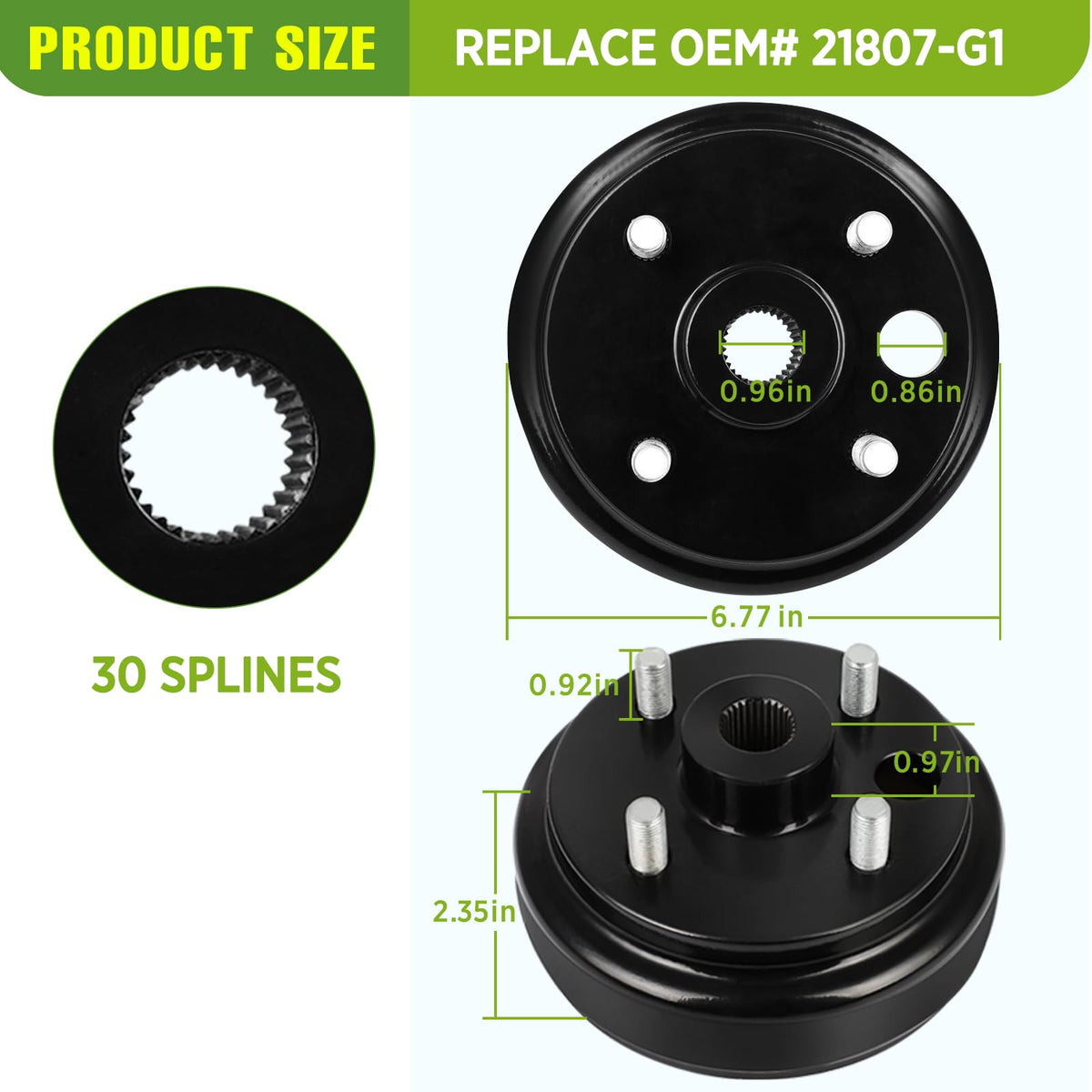 Sturdy metal construction supports heat dissipation and durability during long rides.
