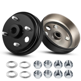 FAHKNS EZGO TXT brake drum 21807G1 2-pack ready for replacement