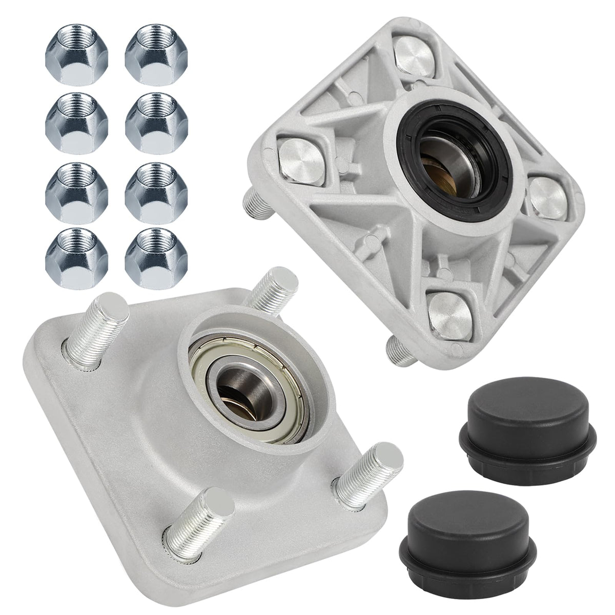FAHKNS front wheel hub left for Yamaha G2 boosts steering stability.