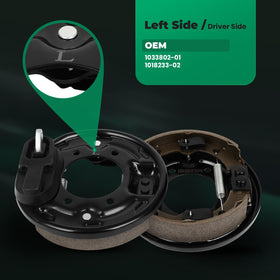 FAHKNS golf cart brake assembly right view enhances stopping consistency for Precedent