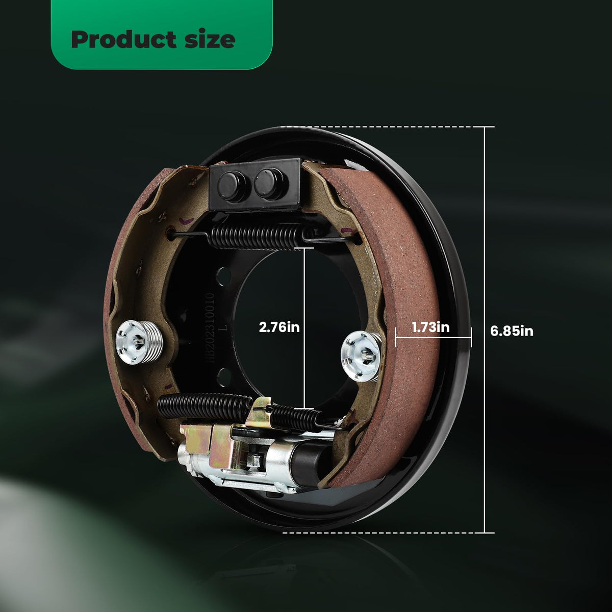 FAHKNS brake shoes with retainers promote consistent braking under varying conditions.
