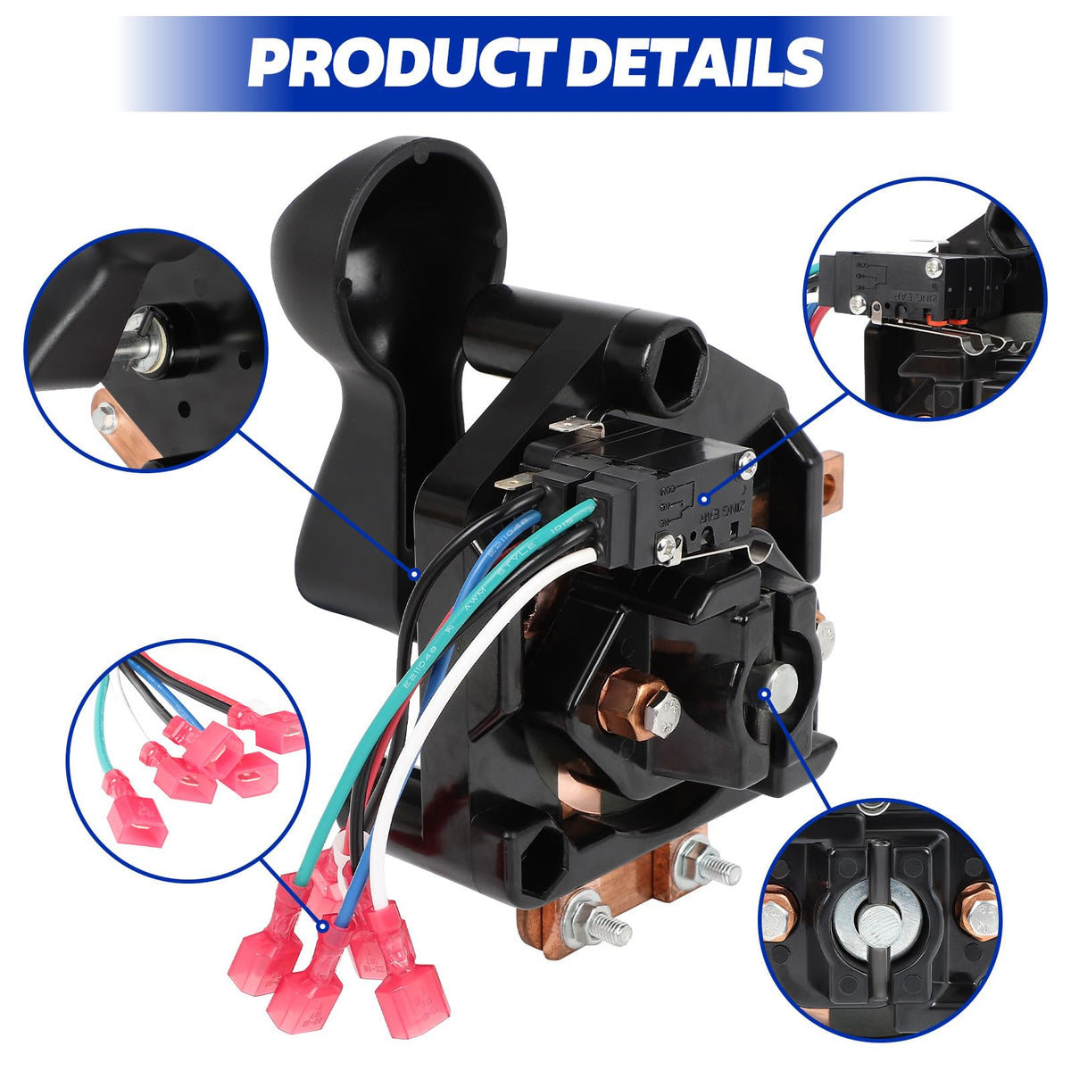 FAHKNS golf cart forward-reverse switch enhances driving reliability and control.