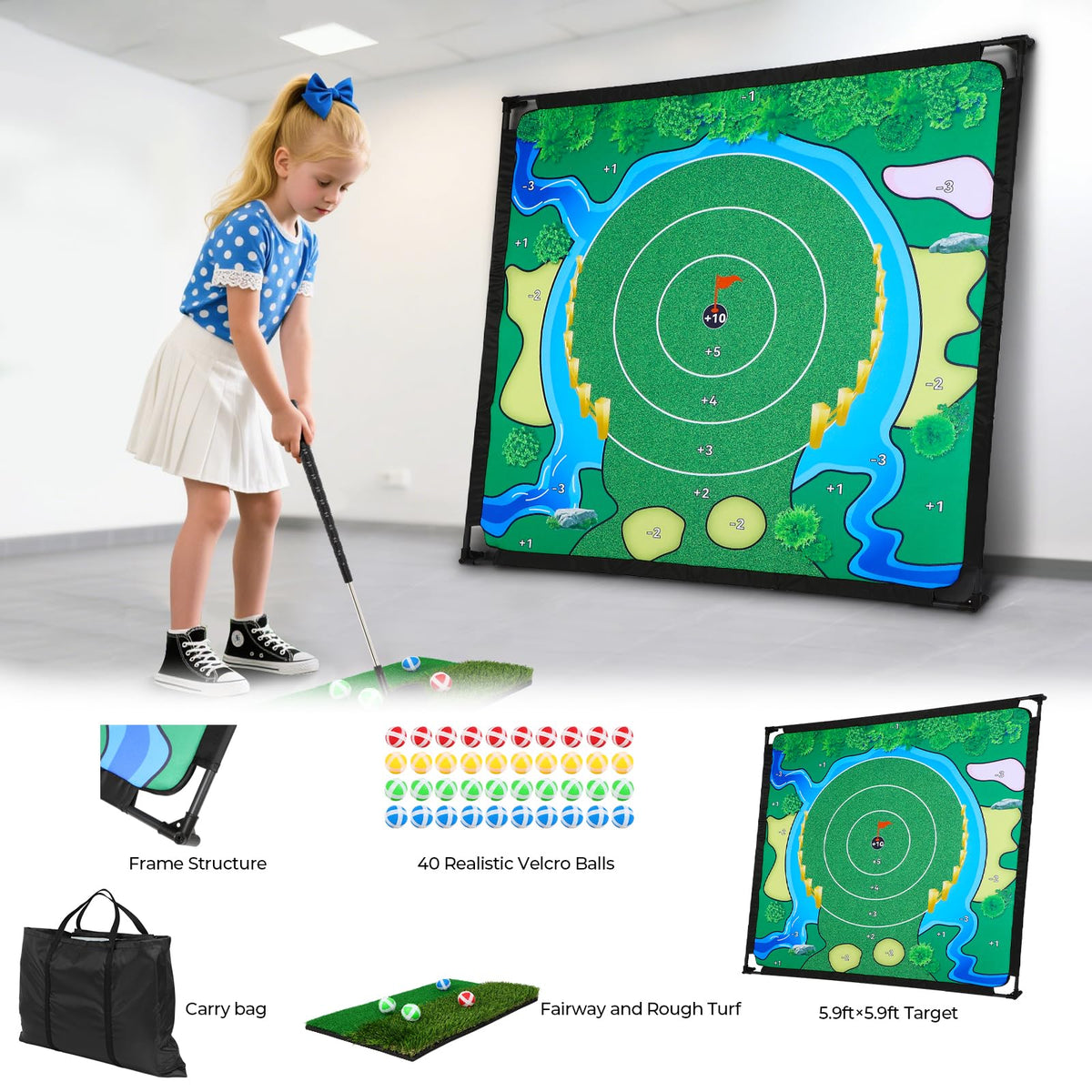 FAHKNS Golf Chipping Game supports teen learners with realistic feedback.