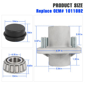 Two-pack kit for balanced front wheels improves on-road control