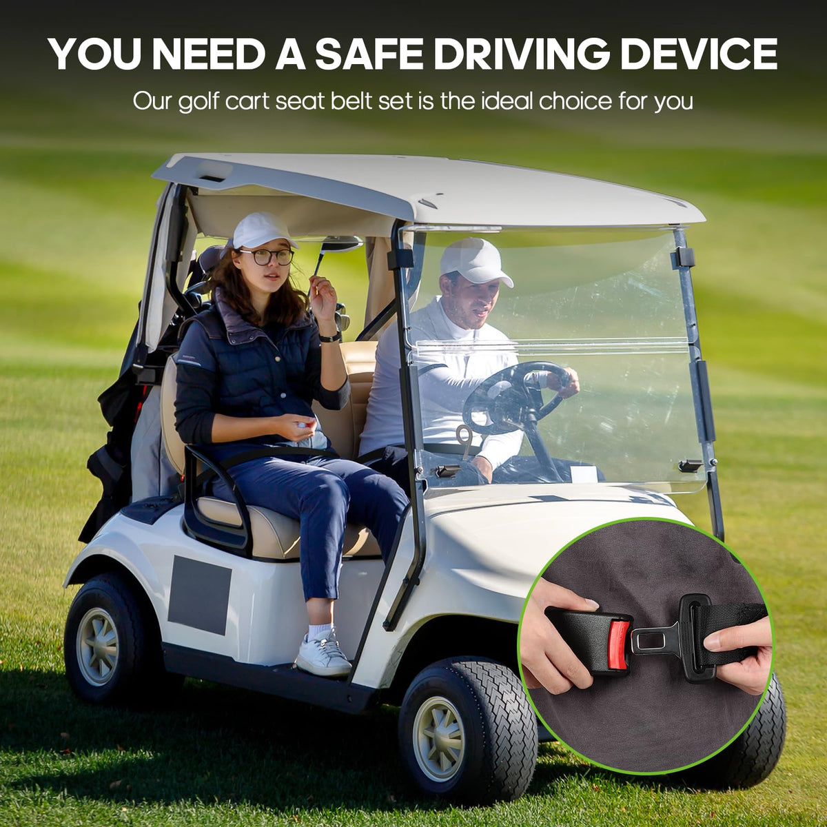 FAHKNS universal fit for EZGO Yamaha Club Car models ensures adaptability