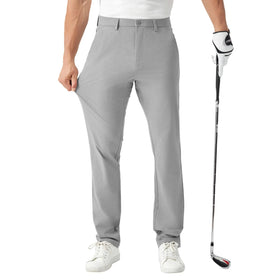 FAIABLE men's classic-fit golf pants front view highlighting lightweight comfort for all-day wear.