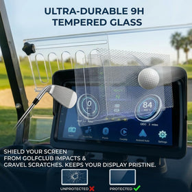 FAJIAVAGW carbon fiber border adds premium style to your EV display.
