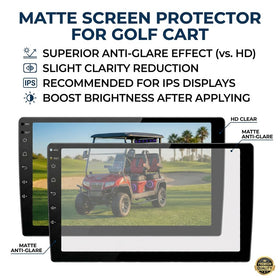 FAJIAVAGW Evolution 9-inch HD Clear protector preserves screen sharpness in cloudy weather.