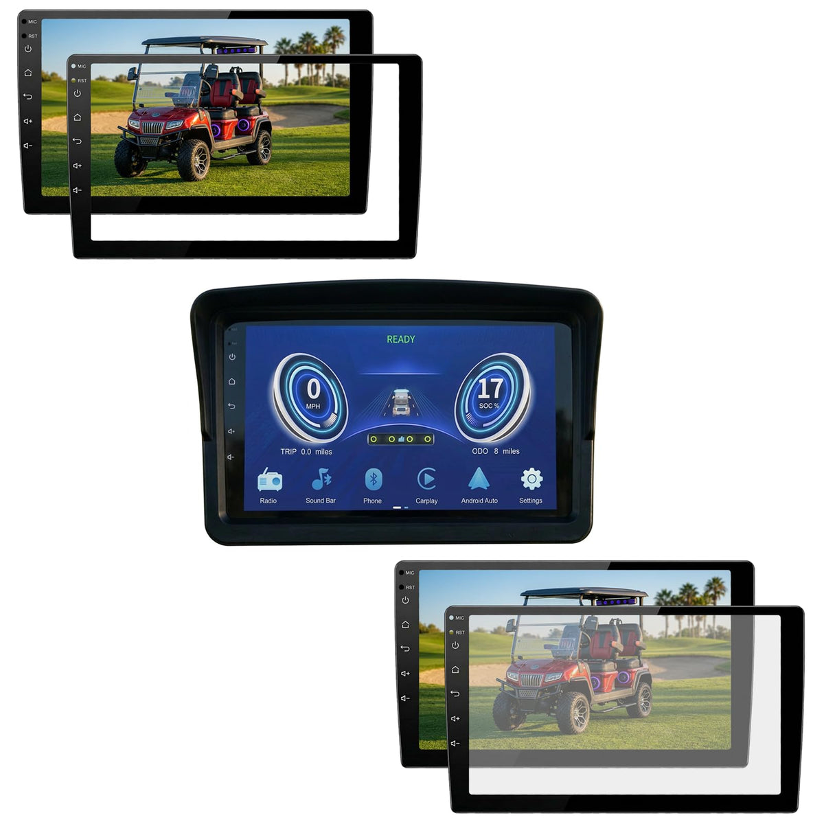 FAJIAVAGW Evolution 9-inch matte screen protector reduces glare on sunny days.