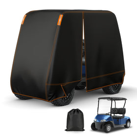Falafa golf cart cover 2-passenger waterproof protection for two-seat carts.