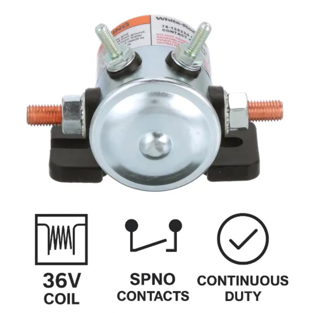 EZGO TXT solenoid installation scene showing mounting arrangement with FalconSupply kit.