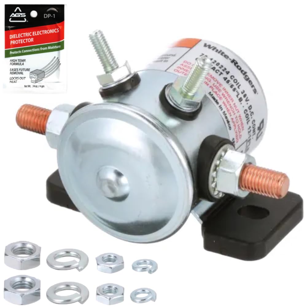 FalconSupply White Rodgers 70-120224 solenoid kit close-up, authentic OEM reliability for 36V carts.