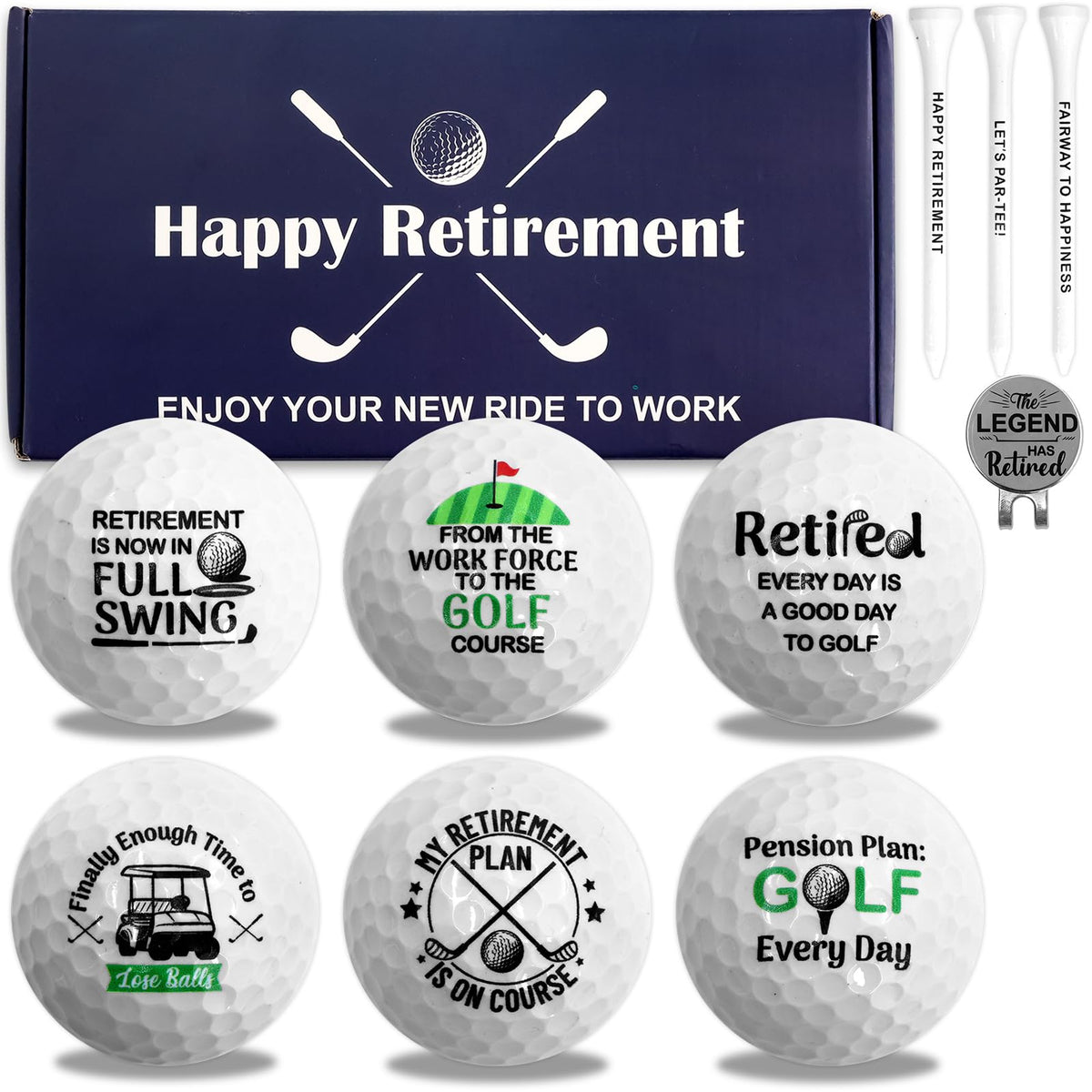 Fancy Land bulk golf gift set, ideal for gifting.