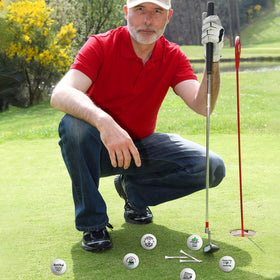 Fancy Land hilarious ball designs for fun golf celebrations.