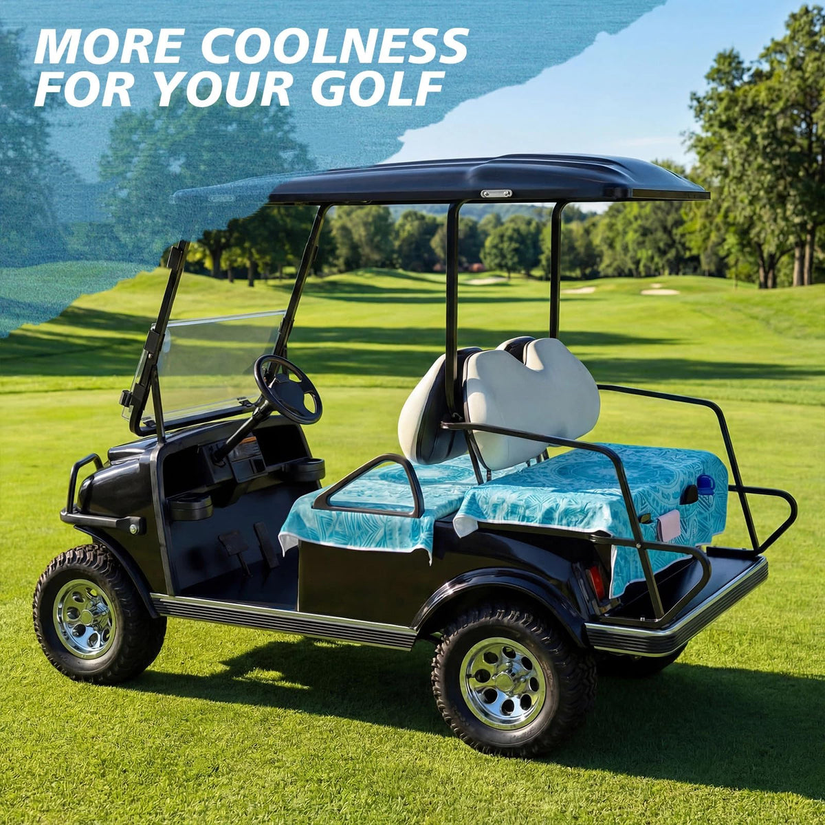 Fanfanwin bohemian print interior upgrade for 2-4 seat golf carts