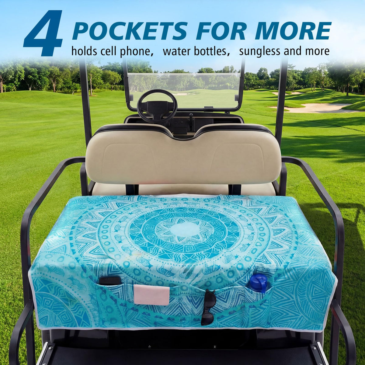 Fanfanwin breathable microfiber fabric keeps seats cool during rides