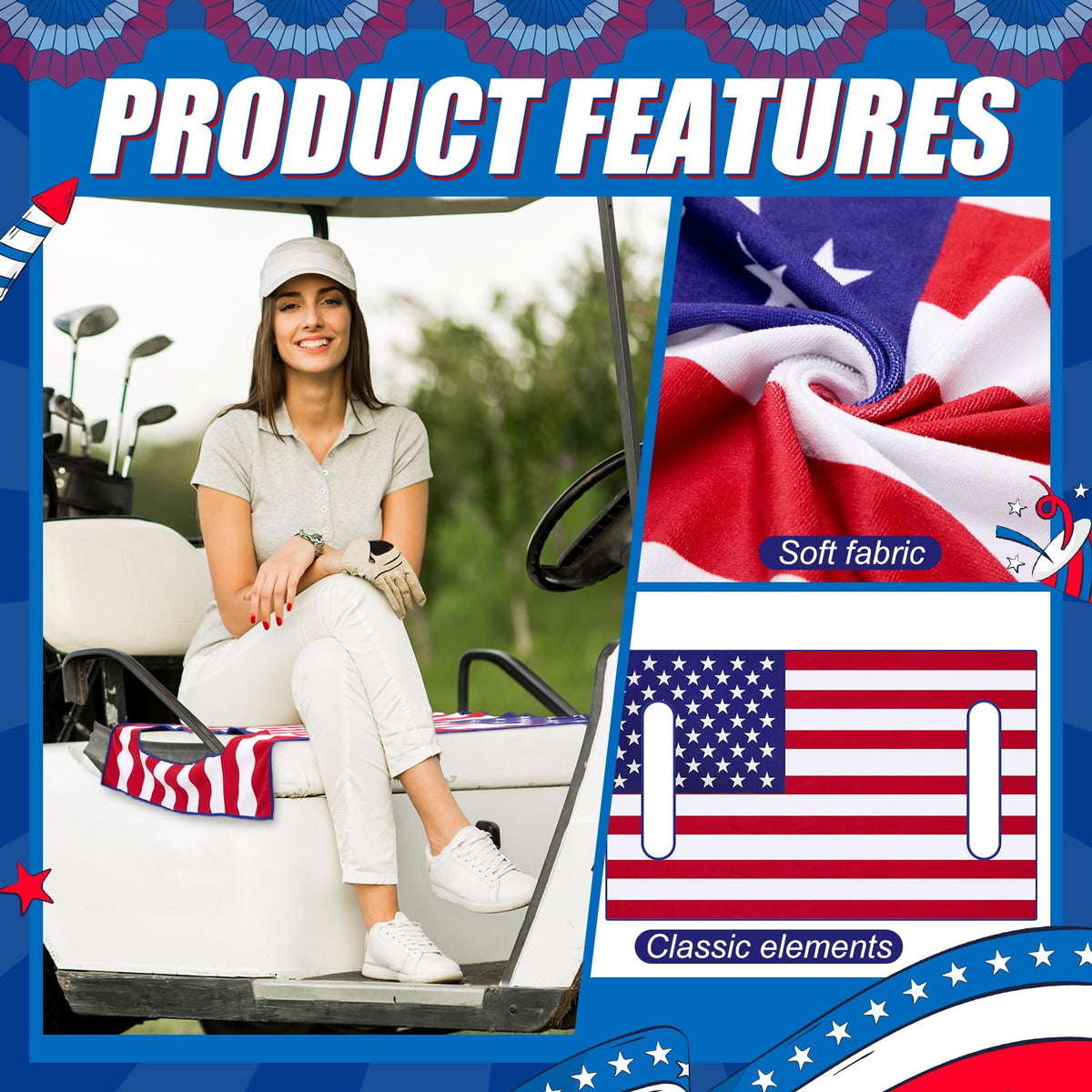 Fanfanwin four swivel hooks enable fast installation and removal.
