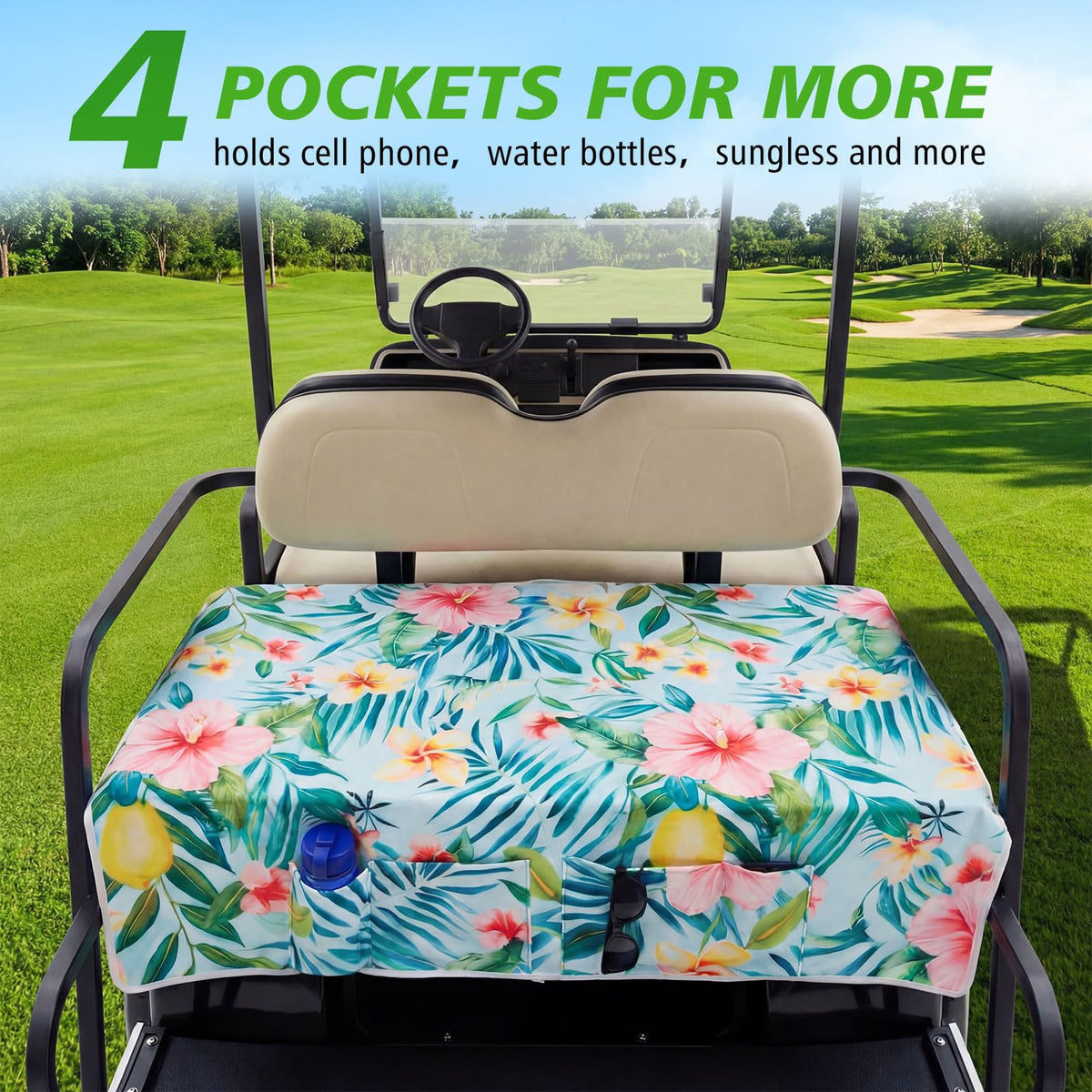 Fanfanwin breathable fabric keeps seats cool during hot rounds.