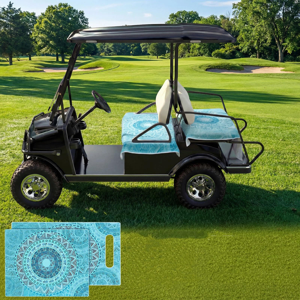 Fanfanwin machine-washable seat covers simplify cleanup after use