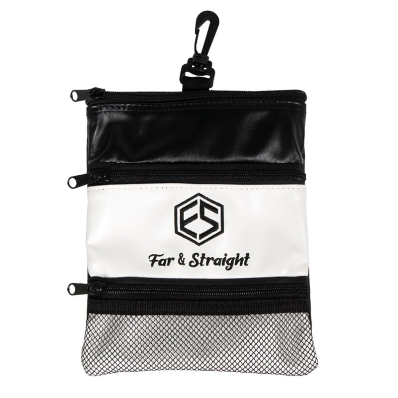 FAR&STRAIGHT compact size measures 170mm by 210mm on golf bags.