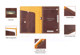 Fasjosma compact size fits back pockets and golf bags easily