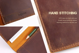 Fasjosma handstitched craftsmanship ensures durability with classic saddle stitches