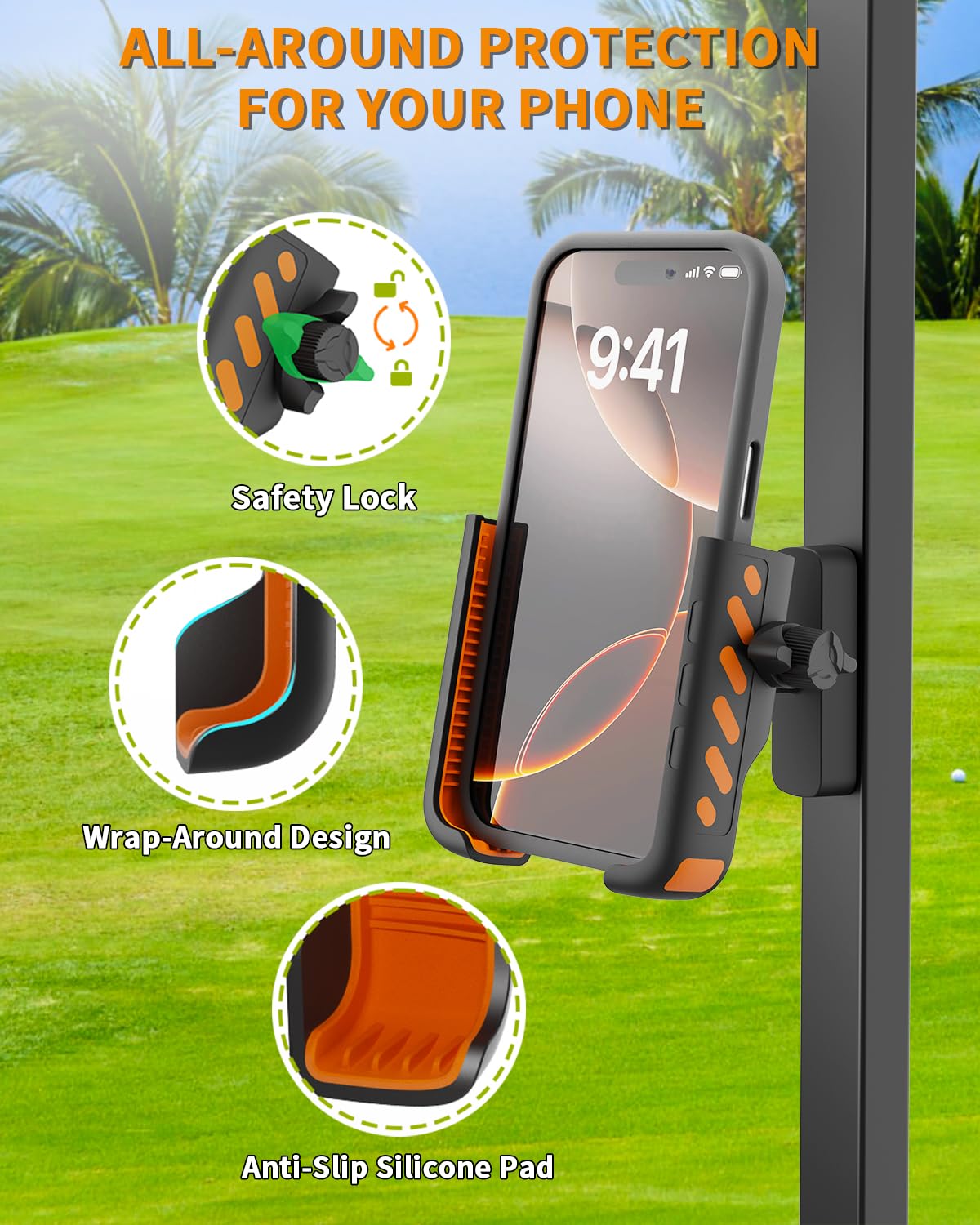 FASON 360 rotation offers flexible viewing angles without camera obstruction.