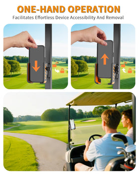 EZGO/Yamaha cart compatibility in action with FASON holder.