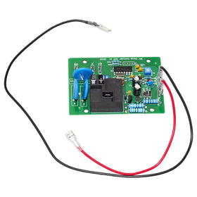 FBULWSEC 36V EZGO charger board rear view shows reliable power input connections.