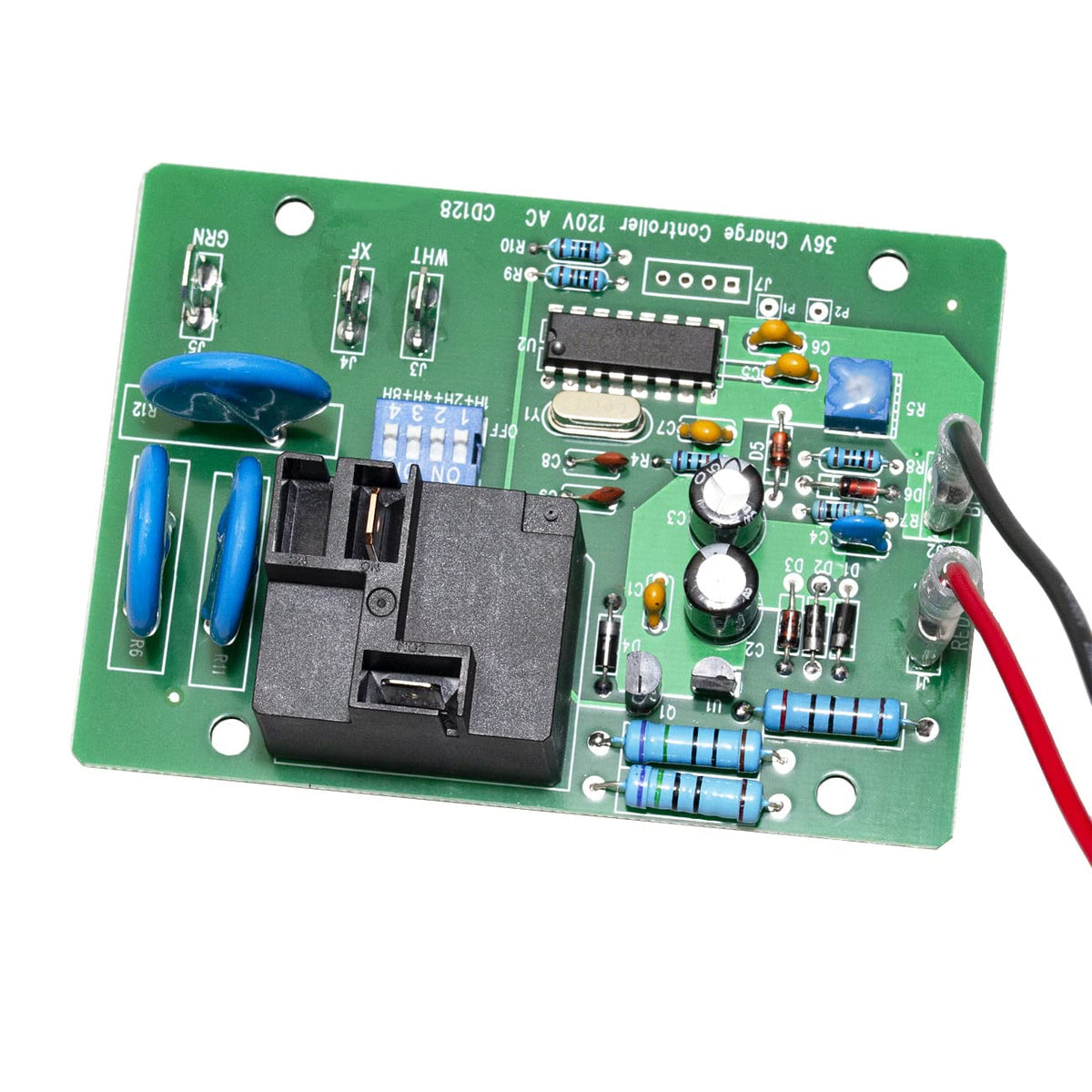 FBULWSEC charger board with wiring demonstrates complete replacement kit for Powerwise systems.