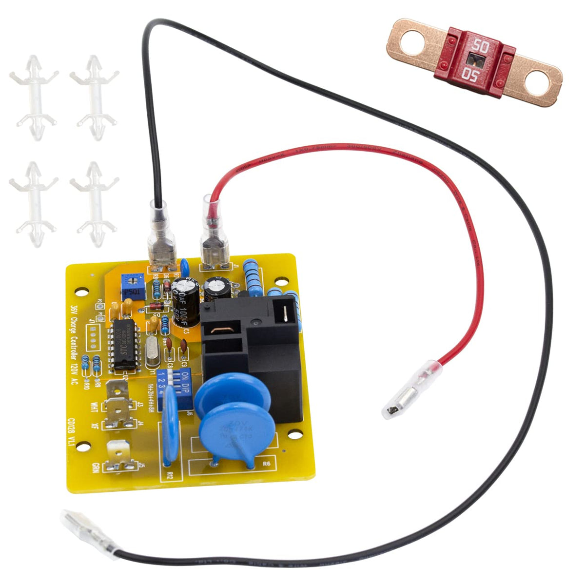 FBULWSEC EZGO Powerwise 36V input board for reliable charging setups