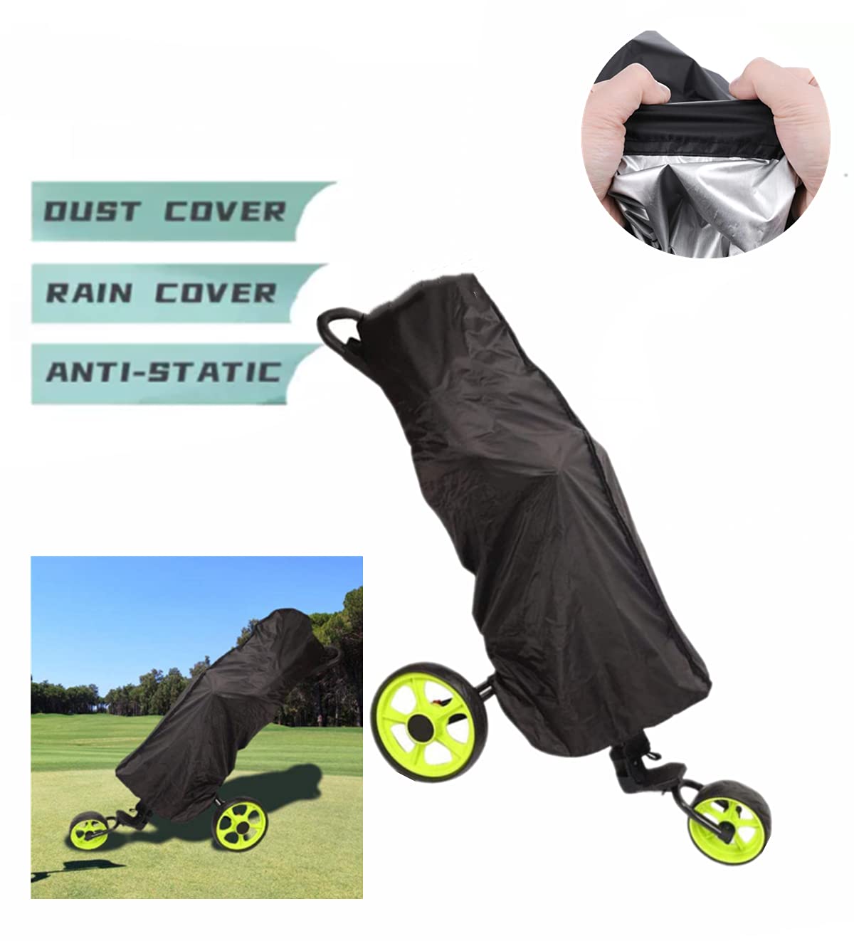 FCOUIID universal size 51x24x12 inches fits most golf bags