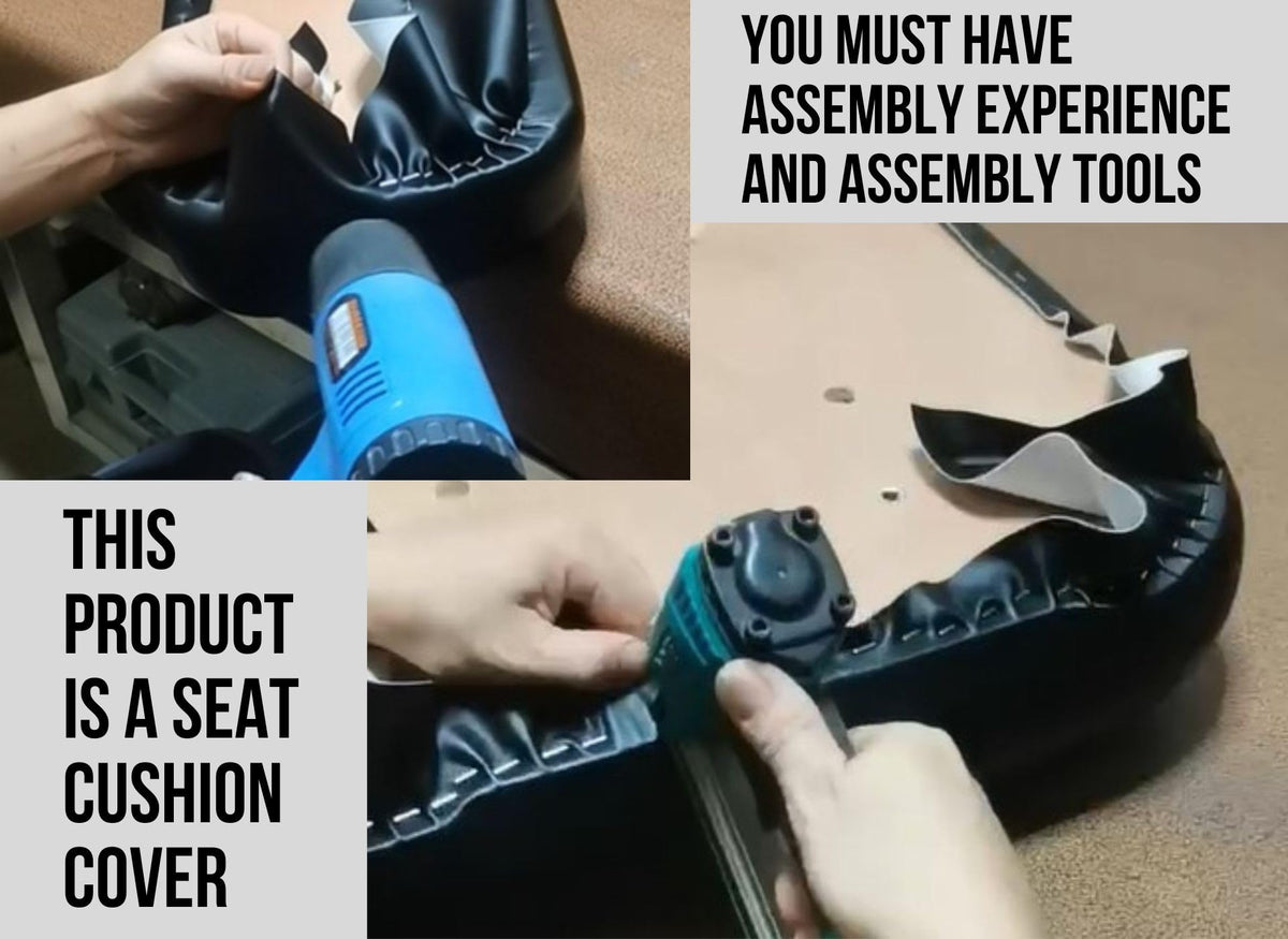 FDEERCOLO EZGO Medalist backrest leather replacement adds a cohesive khaki look.