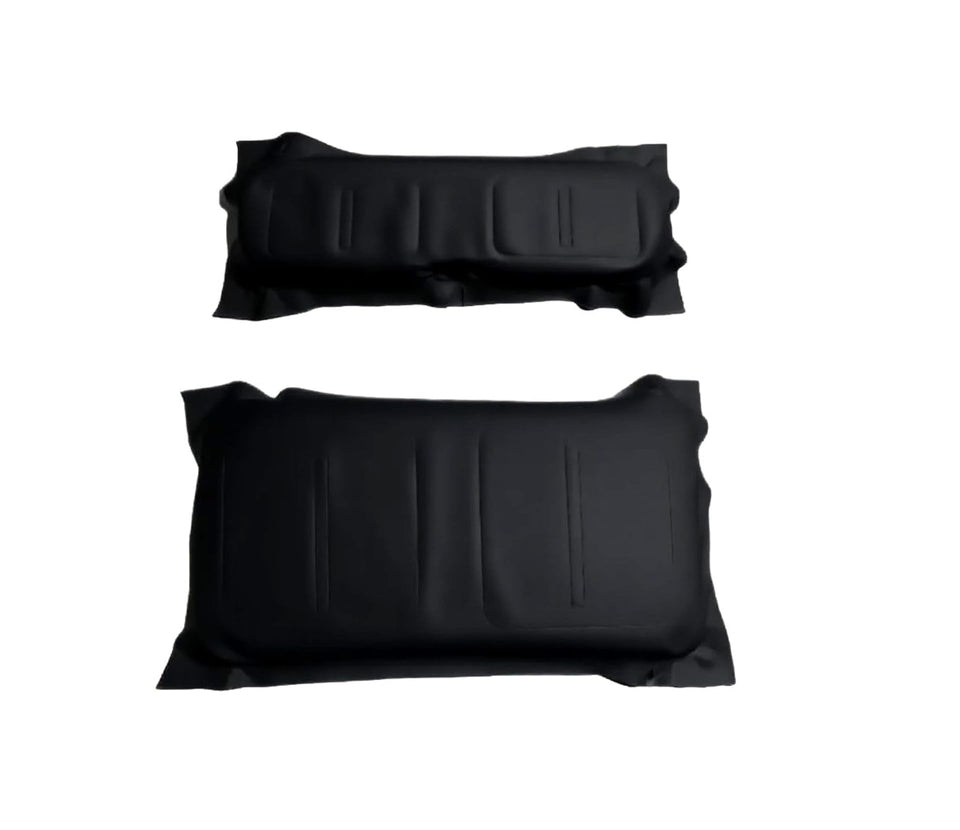FDEERCOLO EZGO Medalist front seat cover in thermoformed leather for OEM-like fit.