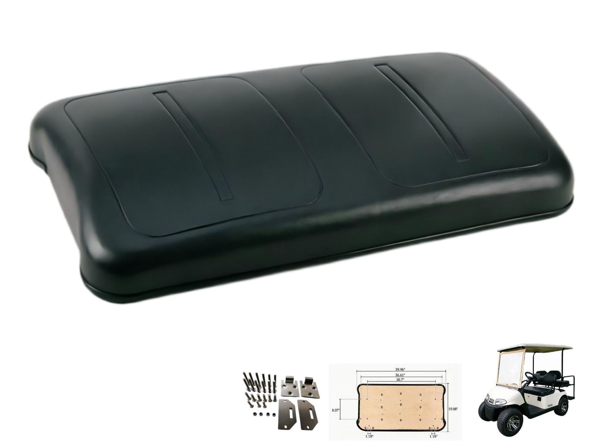 FDEERCOLO EZGO TXT front seat cushion for black, enhances comfort and fit.