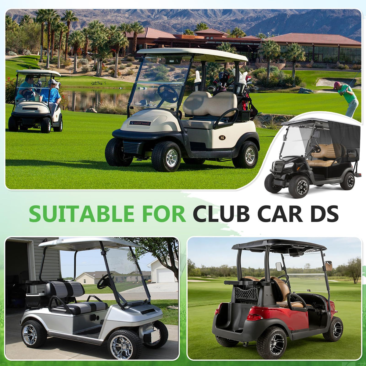 Federedevo 600D fabric is built to endure outdoor course conditions.